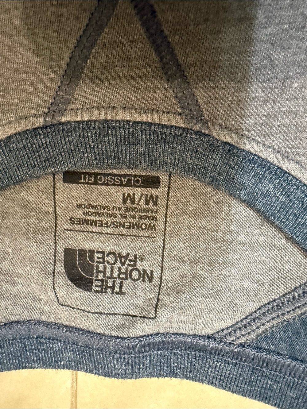 The North Face Explore 3/4 Sleeve Raglan Tee Gray Blue Women’s M - Picture 7 of 7